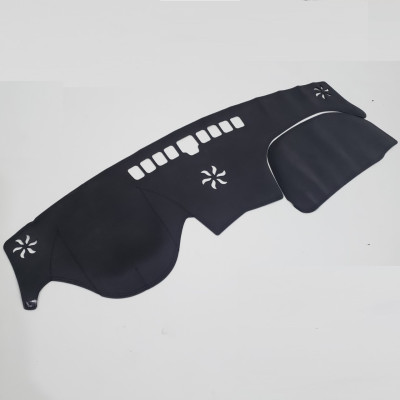 Thảm da Taplo vân carbon Cao cấp dành cho xe Hyundai Santafe 2019