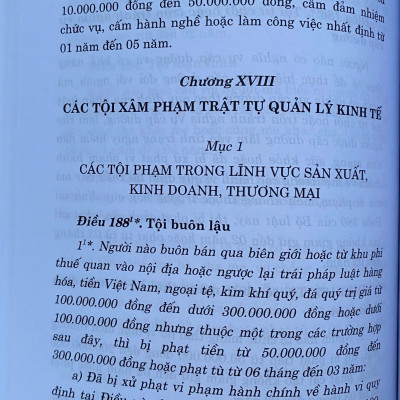 Sách Bộ Luật Hình Sự Năm 2015 ( Sửa Đổi, Bổ Sung Năm 2017, 2024, 2025)