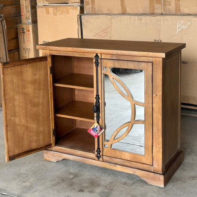 Tủ bếp, tủ trang trí 2 cánh mở SM15CT Tundo KT Ngang 102 x Sâu 46 x Cao 91 / cm