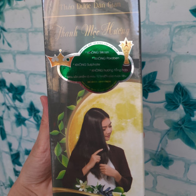 Dầu gội thảo dược Thanh Mộc Hương 350ml giảm rụng tóc, gàu ngứa -  Tặng Kèm Cột Tóc Tai Thỏ Màu Ngẫu Nhiên
