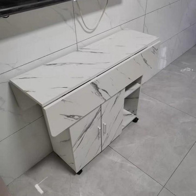 Bàn ăn thông minh mẫu mới tiết kiệm không gian tối đa kích thước sử dụng 120*70*77 kích thước gấp gọn 120*30*77 cm