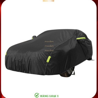 Bạt phủ ô tô thương hiệu MACSIM dành cho Toyota Corolla Altis - màu đen - bạt phủ trong nhà và ngoài trời