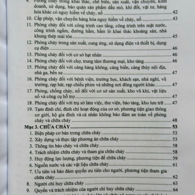 Sách Pháp Luật Về Phòng Cháy Và Chữa Cháy – Danh Mục Cơ Sở Thuộc Diện Quản Lý Về Phòng Cháy Và Chữa Cháy (V2519T)