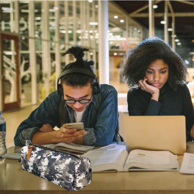 Hộp Đựng Bút Bằng Vải Đẹp Cao Cấp Đa Năng Giá Rẻ Dành Cho Học Sinh, Văn Phòng