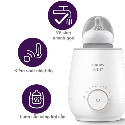 Máy hâm sữa và thức ăn siêu tốc Sunshine hiệu Philips Avent 358.00