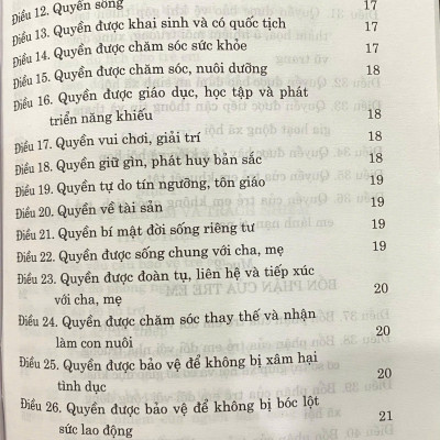 Luật Trẻ Em ( Hiện hành ) ( Sửa đổi, bổ sung năm 2018)