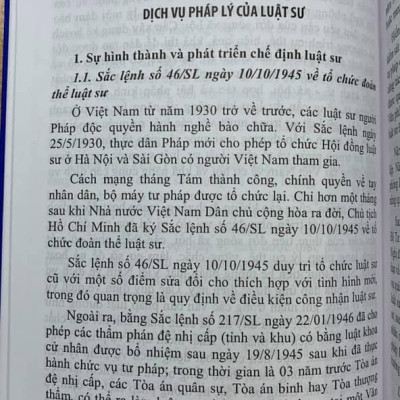 Dịch Vụ Pháp Lý ở Việt Nam Thực Trạng Và Định Hướng Phát Triển