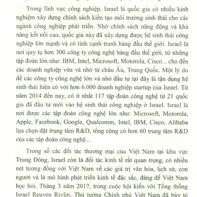 Hệ Sinh Thái Công Nghiệp 4.0 - Nghiên Cứu Trường Hợp Israel Và Gợi Mở Cho Việt Nam (Sách chuyên khảo)