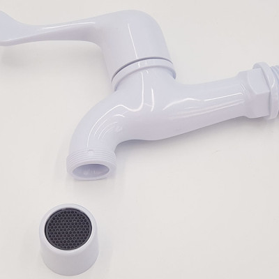 Vòi hồ nhựa ABS mạ Chrome Eurolife EL-HN04 (Trắng)