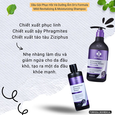 Dầu Gội Phục Hồi Và Dưỡng Ẩm Dr