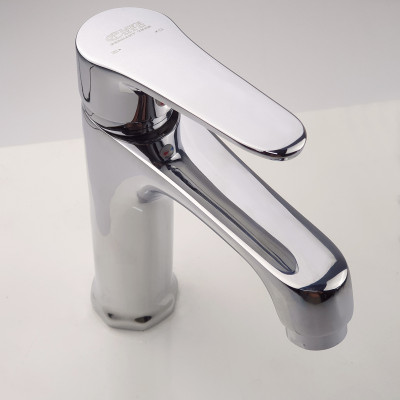 Vòi Lavabo nóng lạnh Đồng mạ Chrome Eurolife EL-7002 (Trắng bạc)