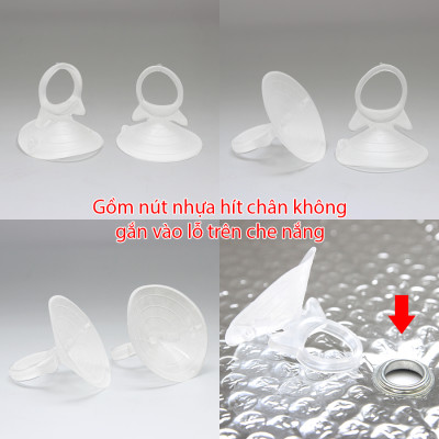 Tấm Che Nắng Ô Tô Xốp Cách Nhiệt Loại Dài Gấp Gọn Màu Lam Phủ Bạc Cho Kính Lái Và Kính Sau CIND CD-F001 (70x145cm) - Nhập Khẩu Chính Hãng