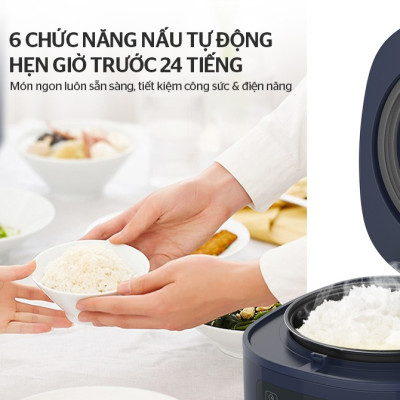 NỒI CƠM ĐIỆN SUNHOUSE SHD8802 (1.0 Lít)- Hàng chính hãng