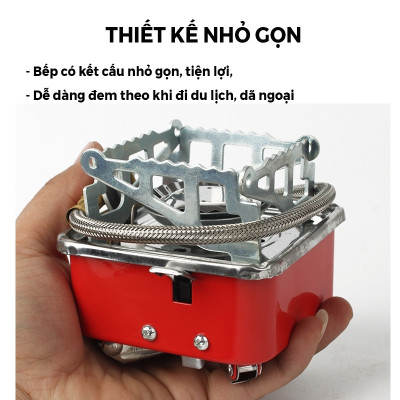 Bếp Ga Xếp Gọn Du Lịch Có Dây - Hàng Chính Hãng