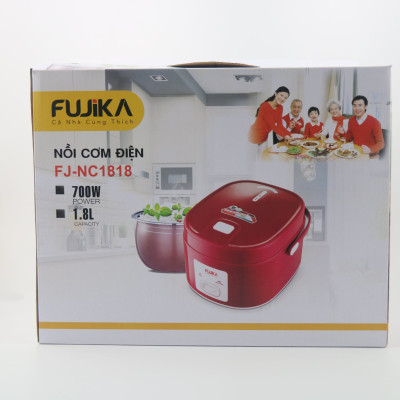 Nồi Cơm Điện Lòng Niêu FUJIKA FJ-NC1818 (1.8 lít) - Màu Ngẫu Nhiên - Hàng Chính Hãng