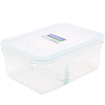 Bộ 2 Hộp Thủy Tinh Cường Lực Glasslock 715ml Và Hộp Chia Ngăn 1000ml + Túi Giữ Nhiệt