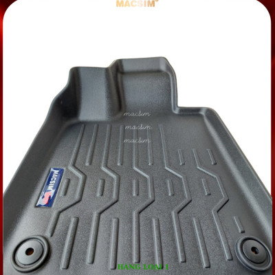 Thảm lót sàn xe ô tô Porsche Taycan (hn) Nhãn hiệu Macsim chất liệu nhựa TPV cao cấp màu đen