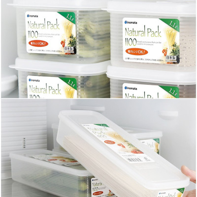 Hộp thực phẩm đa nắng Inomata 1100ml với thiết kế tinh tế, đẹp mắt, khả năng giữ kín hơi vượt trội - hàng nội địa Nhật Bản 