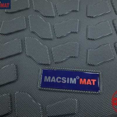 Thảm lót cốp xe ô tô Chevrolet Captiva 2012- nay nhãn hiệu Macsim chất liệu TPV cao cấp màu đen(132)
