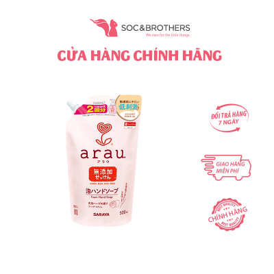 Nước rửa tay tạo bọt Arau dạng bình/ túi