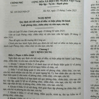 Sách Luật Phòng Cháy, Chữa Cháy Và Cứu Nạn, Cứu Hộ – Hệ Thống Văn Bản Quy Định, Hướng Dẫn Chi Tiết Thi Hành (V2586T)