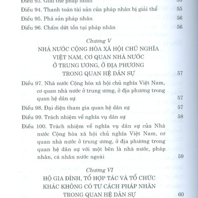 Bộ Luật Dân Sự (Hiện Hành) - Bản in năm 2022