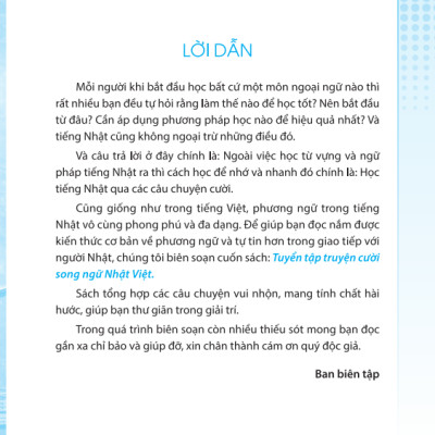 Tuyển Tập Truyện Cười Song Ngữ Nhật Việt (Tái Bản 2023)