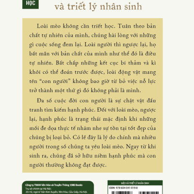 Sách - Mèo và triết lý nhân sinh - 1980Books