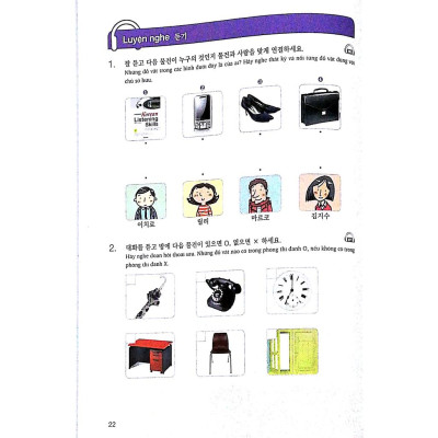 Sách Luyện Kỹ Năng Nghe Tiếng Hàn (dành cho người mới bắt đầu) + CD - Bản Quyền