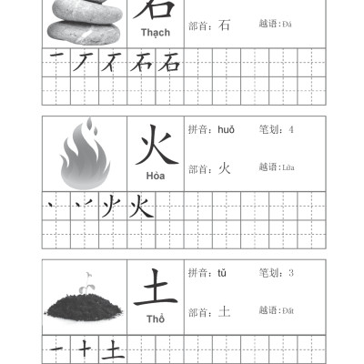 Tập Viết Chữ Hán Cơ Bản - Dành Cho Người Mới Bắt Đầu (Tái Bản 2023)