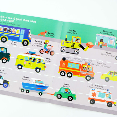 Sách-A world of words - Thế giới từ vựng cho bé nội dung phong phú bao trùm nhiều chủ đề hấp dẫn - Đinh Tị Books