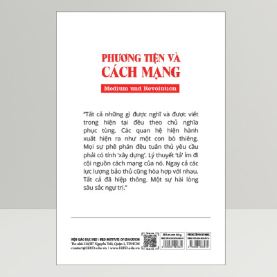 Phương Tiện Và Cách Mạng (Medium Und Revolution) - Peter Trawny - IRED Books
