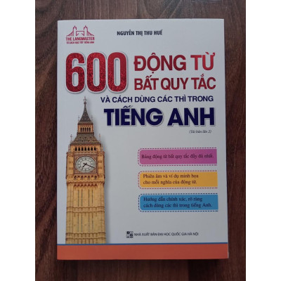Sách - The Langmaster - 600 động từ bất quy tắc và cách dùng các thì trong tiếng Anh (tải bản 02)