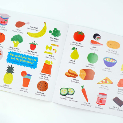 Sách-A world of words - Thế giới từ vựng cho bé nội dung phong phú bao trùm nhiều chủ đề hấp dẫn - Đinh Tị Books