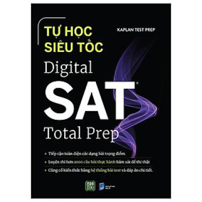 Tự Học Siêu Tốc - Digital SAT Total Prep - Bản Quyền