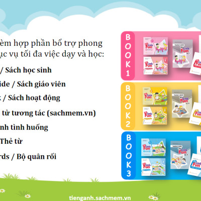 Bộ My Little Fun book 2 Class book+Activity book (4-5 tuổi)