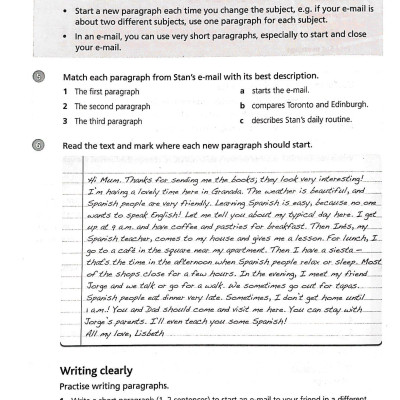 Collins English For Life - Writing A2 Pre-intermediate 