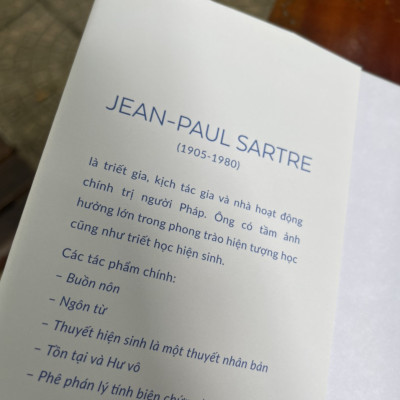 (bìa cứng) TÍNH SIÊU VIỆT CỦA TỰ NGÃ - Phác Thảo Một Mô Tả Hiện Tượng Học – Jean - Paul Sartre – Nhã Nam – NXB Thế Giới 