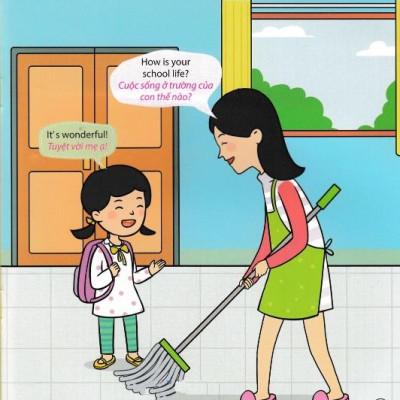 Bộ Sách Tiếng Anh Đầu Tiên Của Bé - 5 Phút Mỗi Ngày - Trường Học (Tái Bản 2022)