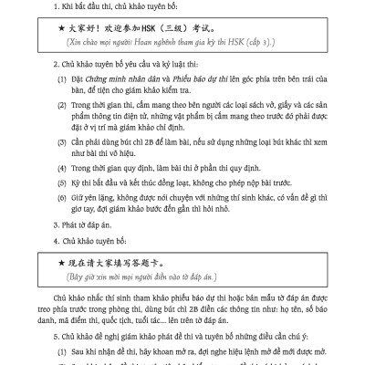 Luyện Thi HSK Cấp Tốc Cấp 3-4