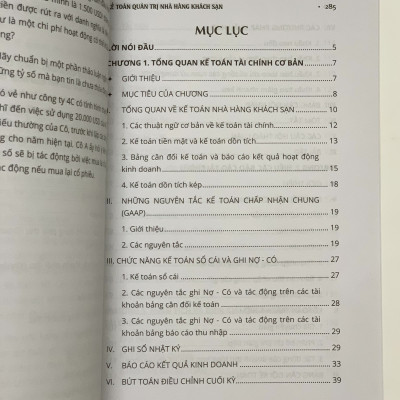 Sách - Kế Toán Quản Trị Nhà Hàng Khách Sạn