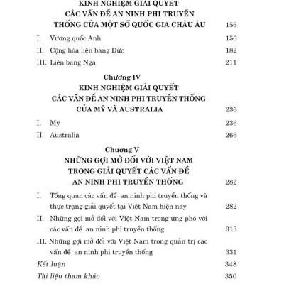 Kinh nghiệm giải quyết các vấn đề an ninh phi truyền thống trên thế giới và gợi mở đối với Việt Nam (bản in 2024)
