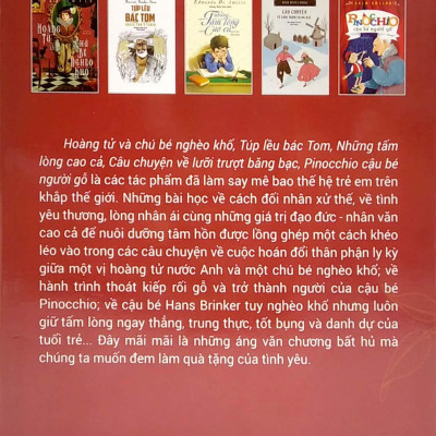 Bộ Sách Các Tác Phẩm Văn Học Kinh Điển Hay Nhất Dành Cho Thiếu Nhi - Những Tâm Hồn Cao Thượng (Bộ 5 Cuốn)