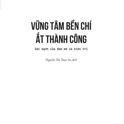 Vững Tâm Bền Chí Ắt Thành Công