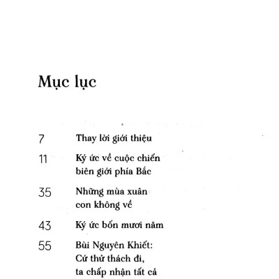 Những Mùa Xuân Con Không Về