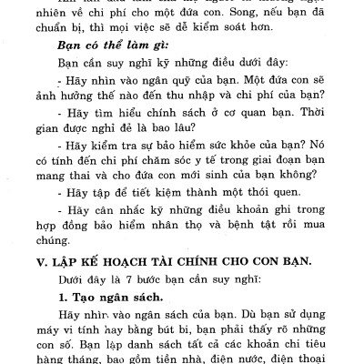 Bách Khoa Tri Thức Thai Sản - Mang Thai Và Những Điều Cần Biết _VT