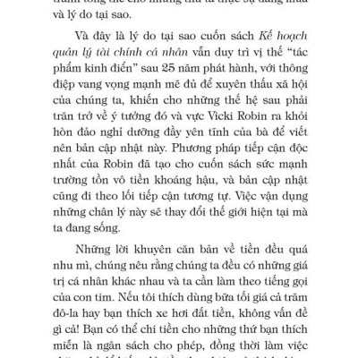Kế Hoạch Quản Lý Tài Chính Cá Nhân - "Phương Pháp 9 Bước Để Đặt Được Tự Do Tài Chính"