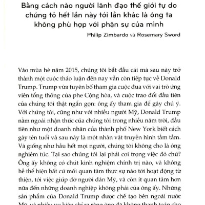 Donald Trump Dưới Góc Nhìn Của Tâm Lý Học