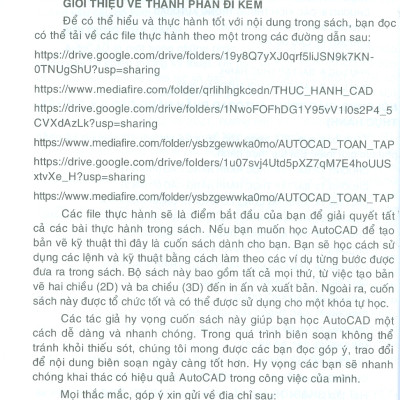 GIÁO TRÌNH AUTOCAD - PHẦN NÂNG CAO (Lý Thuyết - Thực hành) (Dùng cho các phiên bản Autocad 2022, 2021)