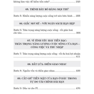Kế Hoạch Quản Lý Tài Chính Cá Nhân - "Phương Pháp 9 Bước Để Đặt Được Tự Do Tài Chính"
